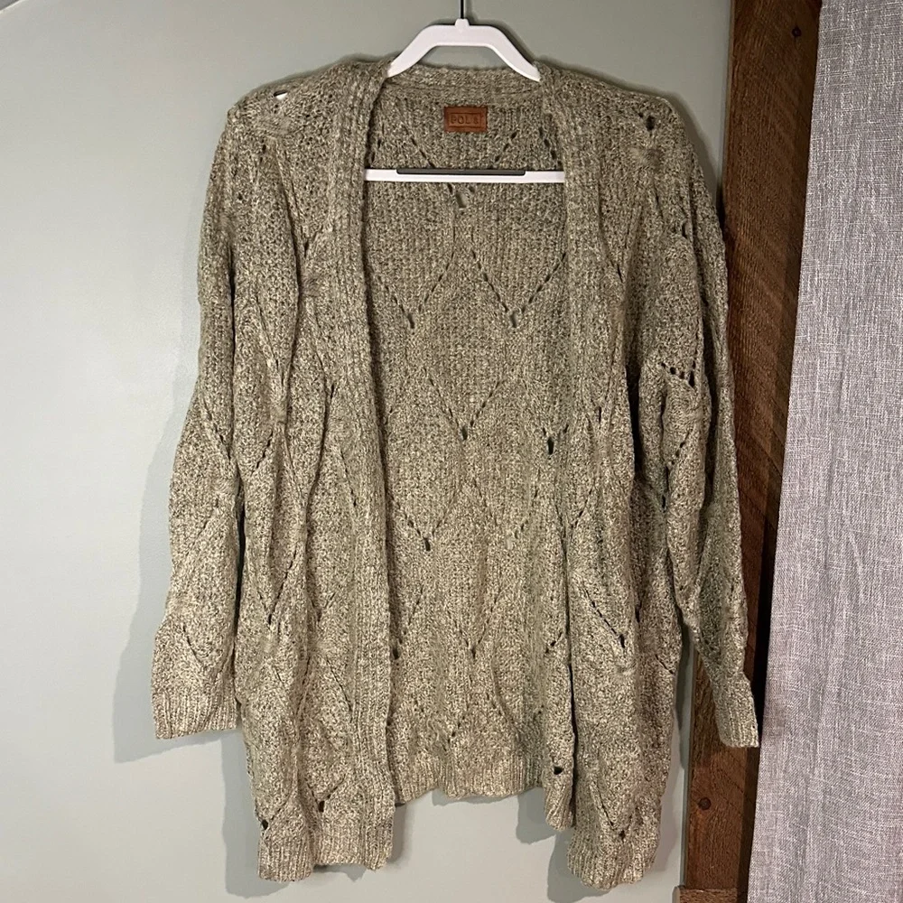 POL Cozy Knit Cardigan Sweater